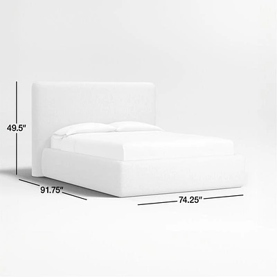 Anneli Ivory Upholstered Queen Bed