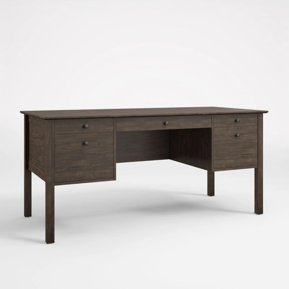 Ainsworth Charcoal Cherry Executive Desk