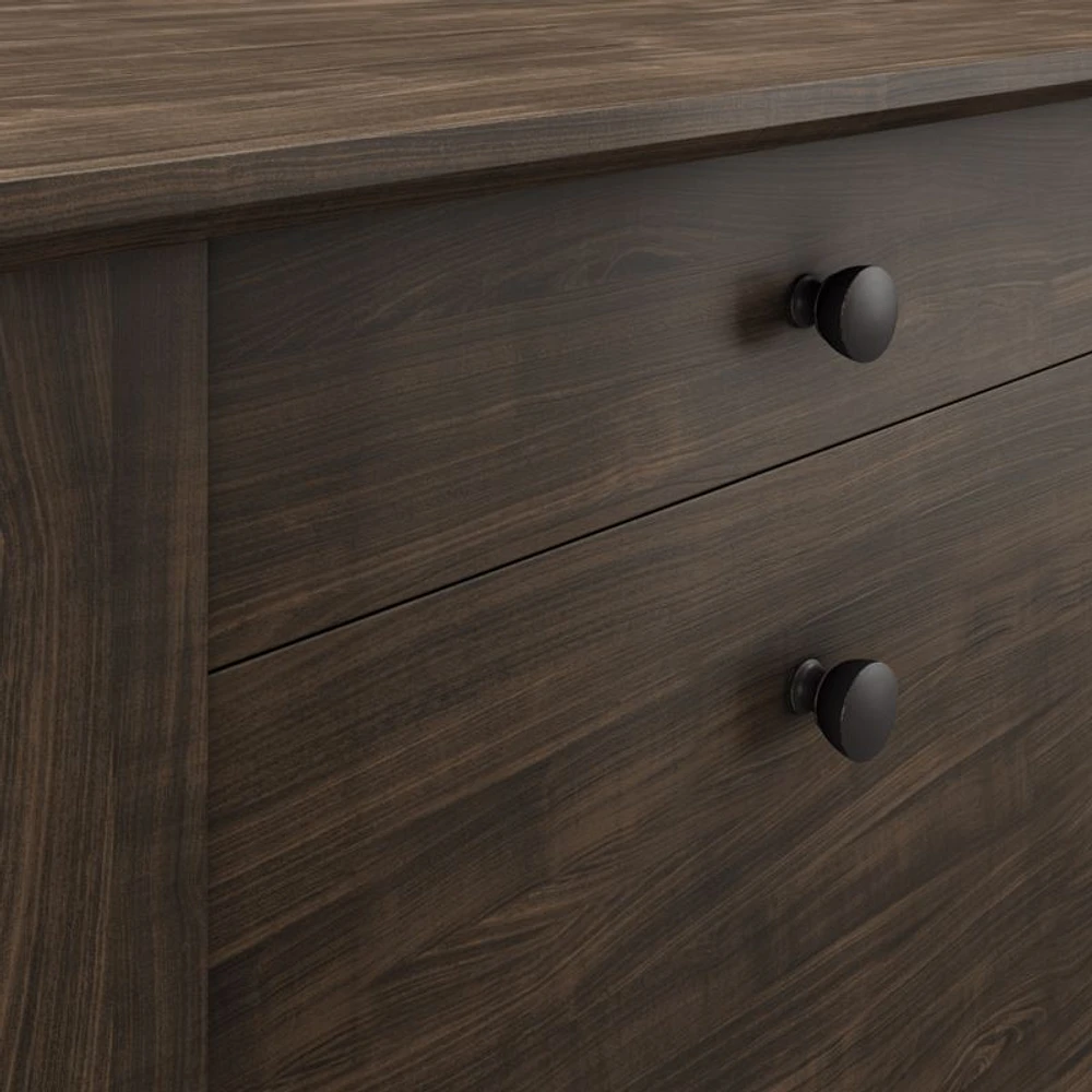 Ainsworth Charcoal Cherry Executive Desk