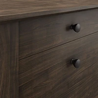 Ainsworth Charcoal Cherry Executive Desk