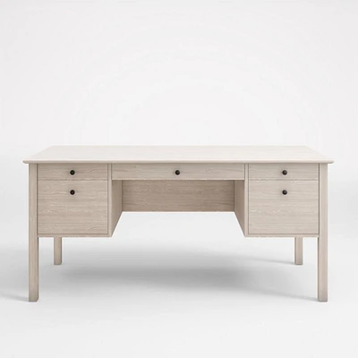 Ainsworth Pickled Oak Executive Desk