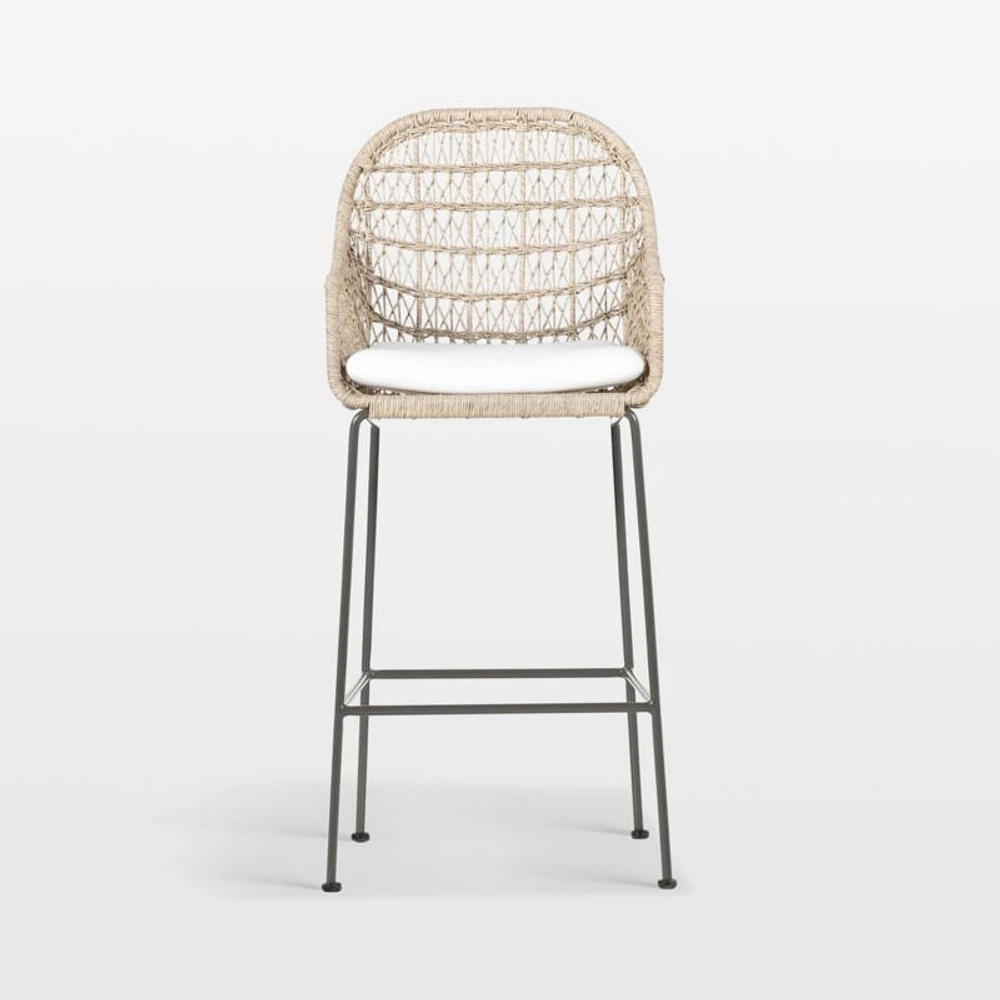 Arcadia Outdoor Bar Stool With Cushion