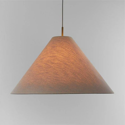 Arcinela 28" Conical Linen Pendant Light