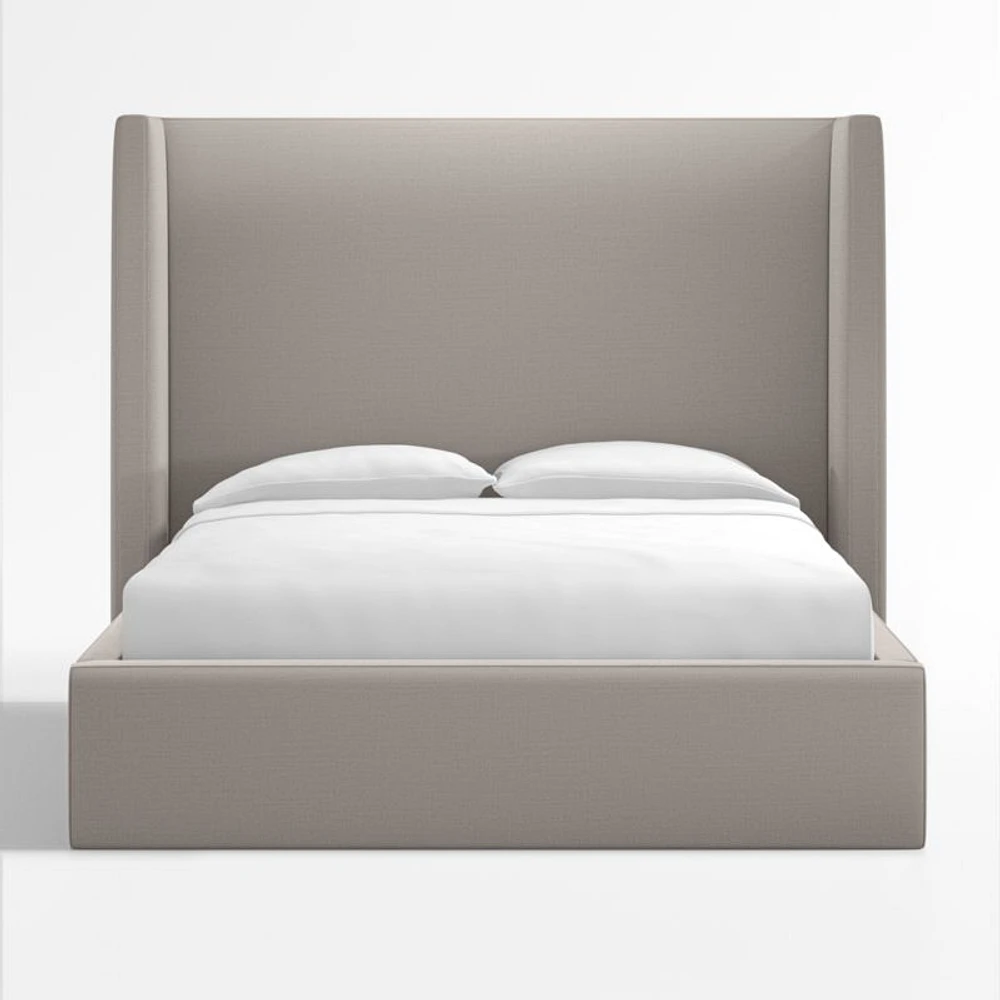 Arden Graphite Grey Upholstered Queen Bed with 60" Headboard