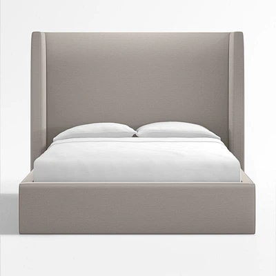 Arden Graphite Grey Upholstered Queen Bed with 60" Headboard
