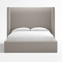 Arden Graphite Grey Upholstered Queen Bed with 60" Headboard