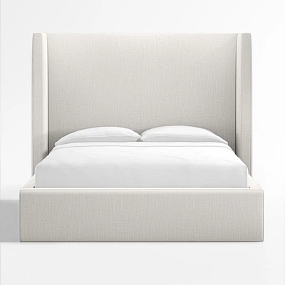 Arden Ivory Upholstered Queen Bed with 60" Headboard