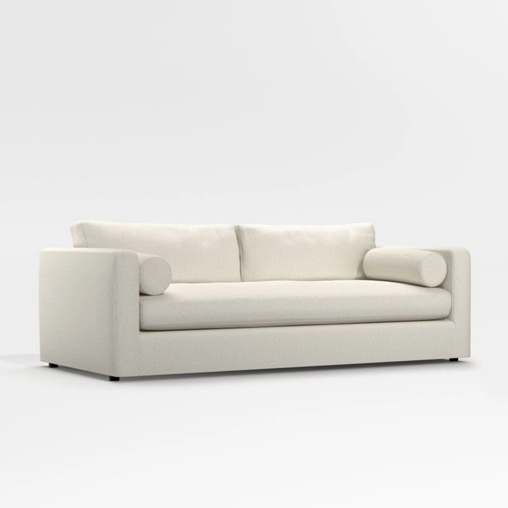Aris 88" Deep Track-Arm Bench Sofa