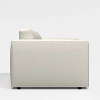 Aris 88" Deep Track-Arm Bench Sofa