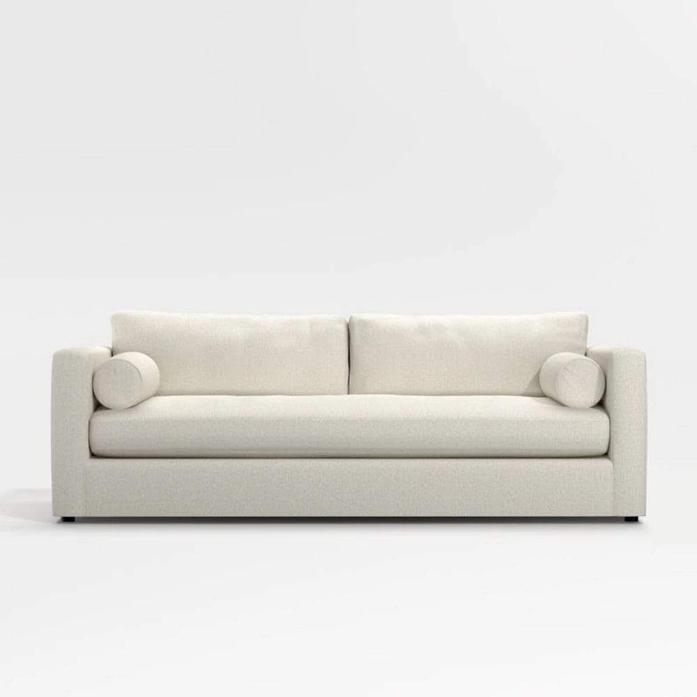 Aris 88" Deep Track-Arm Bench Sofa