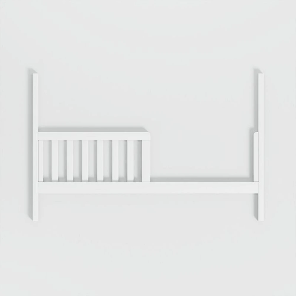 Arlyn Two-Tone White Wood Baby Crib