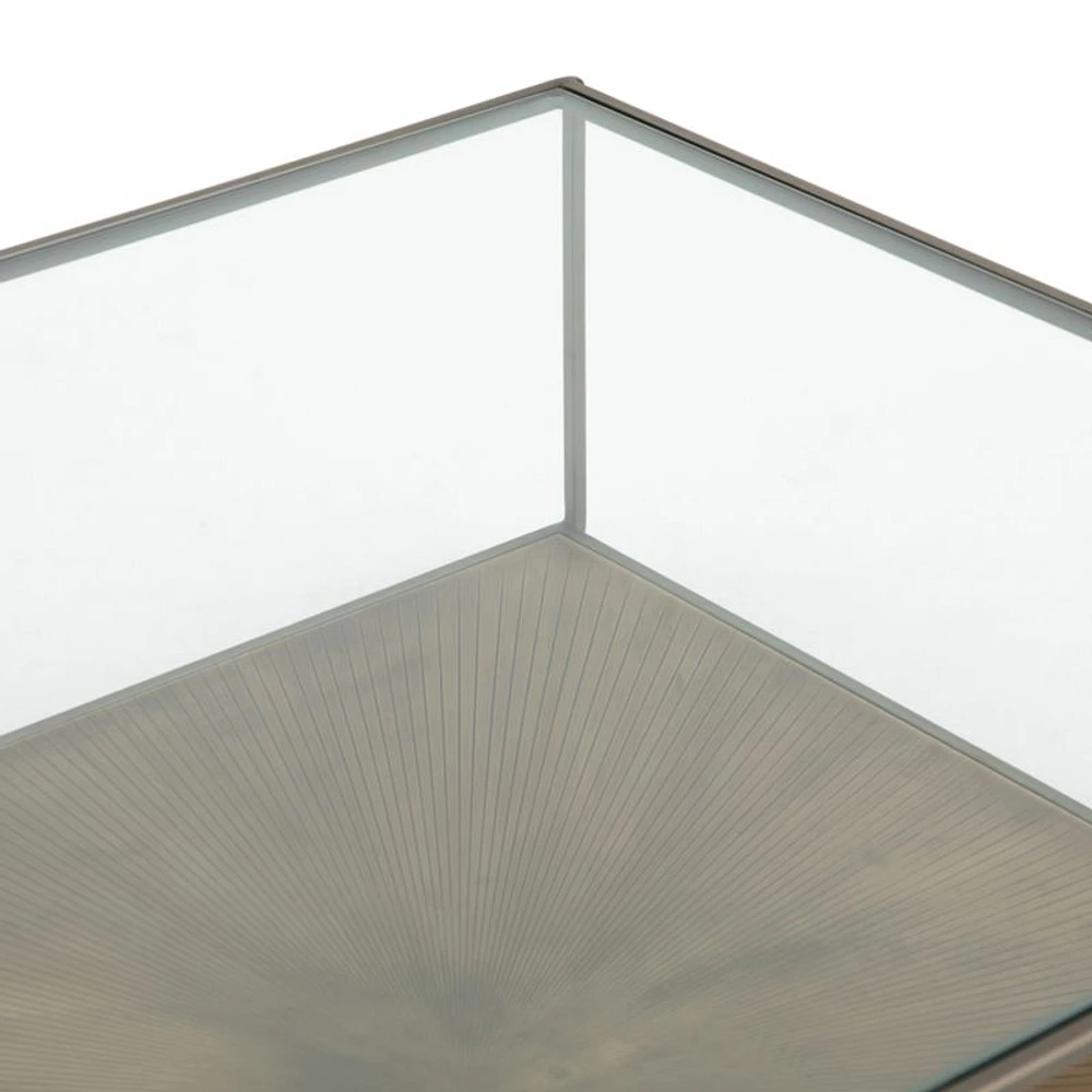 Array Square Coffee Table with Shelf
