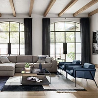 Array Square Coffee Table with Shelf