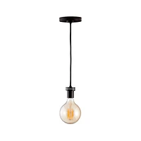 Arren Black Single Pendant Light Socket