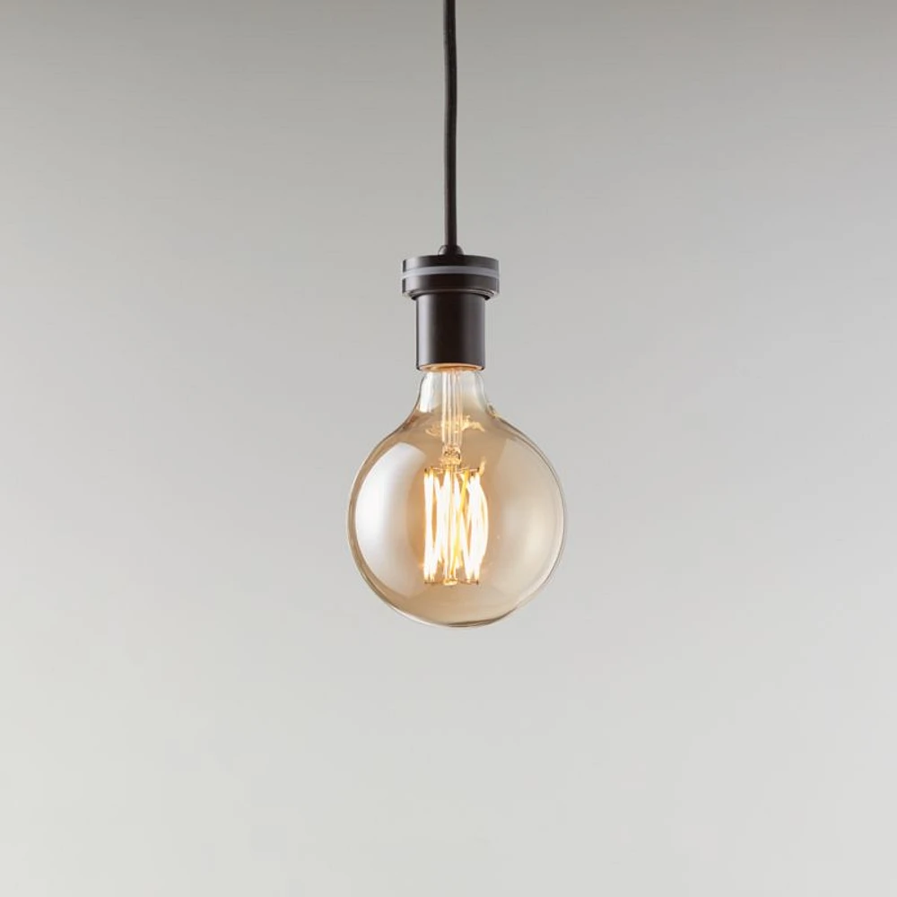 Arren Black Single Pendant Light Socket