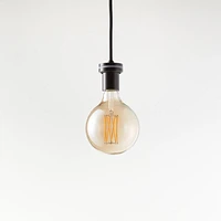 Arren Black Single Pendant Light Socket