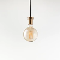Arren Brass Single Pendant Light Socket