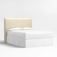 Arvada 54" Ivory Upholstered King Headboard