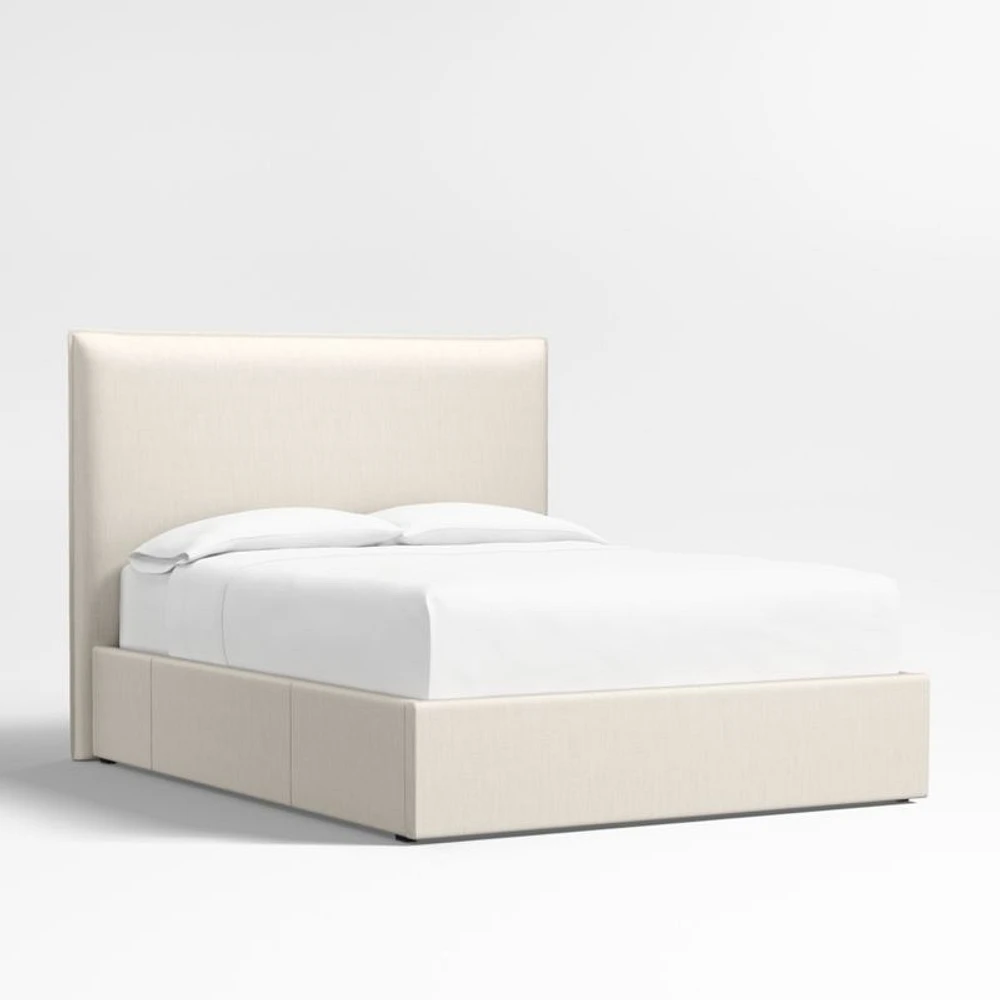 Arvada 54" Upholstered Queen Headboard with Storage Bed Base