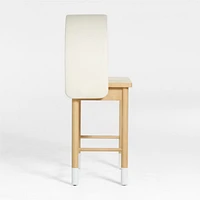 Aksel Fabric-Covered Kids Desk Hutch