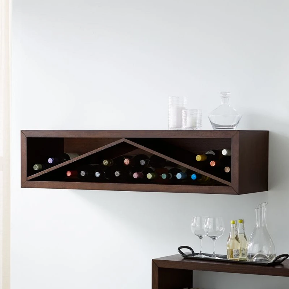 Aspect Coffee 47.5" Floating Cube Shelf Wine Insert