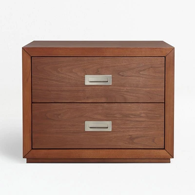 Aspect Walnut 23.75" Modular 2-Drawer Storage Unit