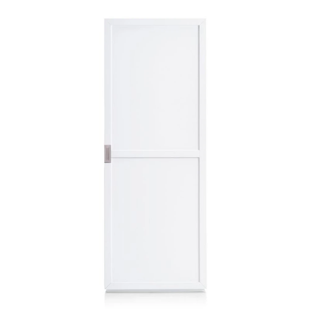 Aspect White Modular Bookcase with Wood Door