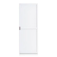 Aspect White Modular Bookcase with Wood Door
