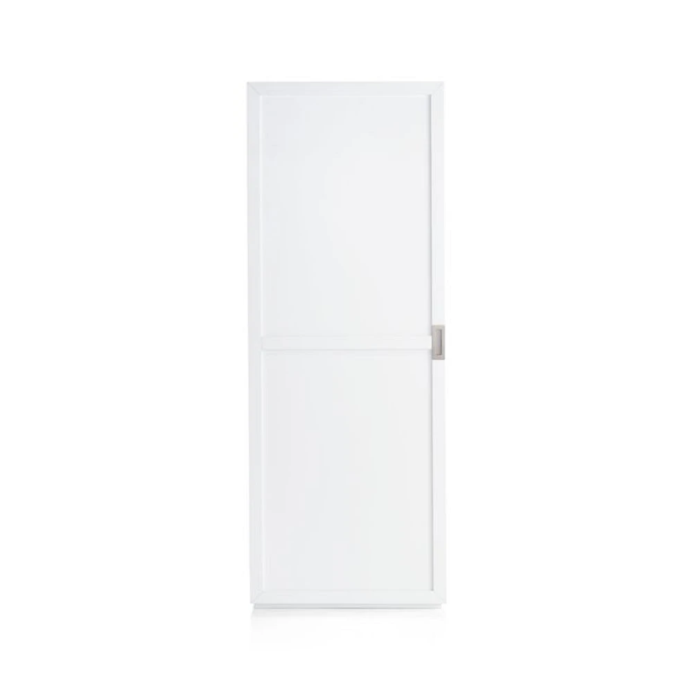 Aspect White Modular Bookcase with Wood Door