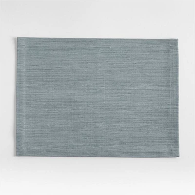 Aspen Rectangular Quiet Blue Cotton Placemat