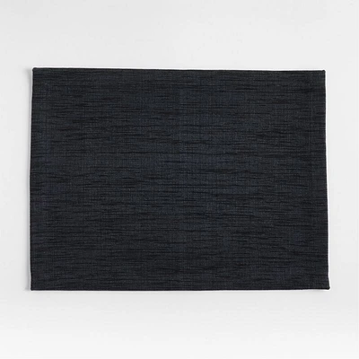 Aspen Rectangular Ink Black Cotton Placemat