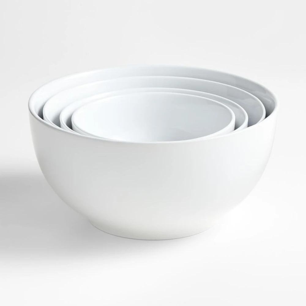 Aspen Coupe Mixing and Serving Bowls, Set of 4
