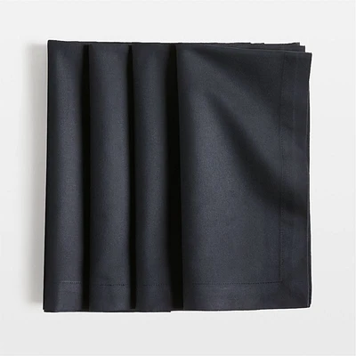 Aspen Ink Black Organic Cotton Napkins