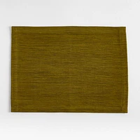 Aspen Rectangular Moss Green Cotton Placemat