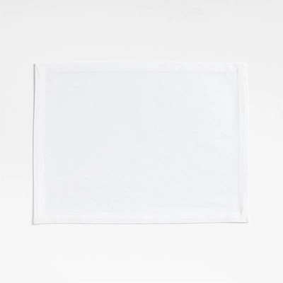 Aspen Crisp White Organic Cotton Placemat<br />