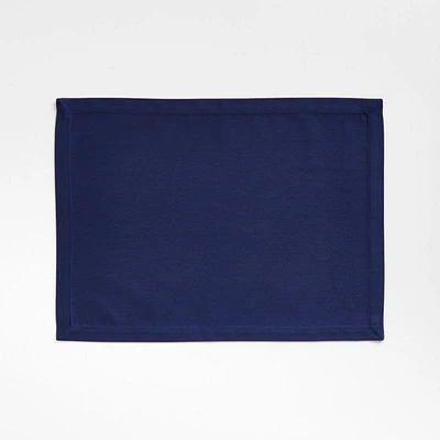 Aspen Deep Indigo Organic Cotton Placemat