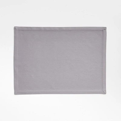 Aspen Metal Grey Organic Cotton Placemat