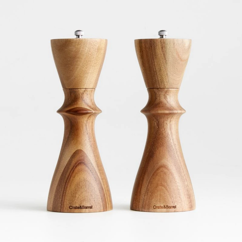 Aster Acacia Wooden Salt Mill Grinder