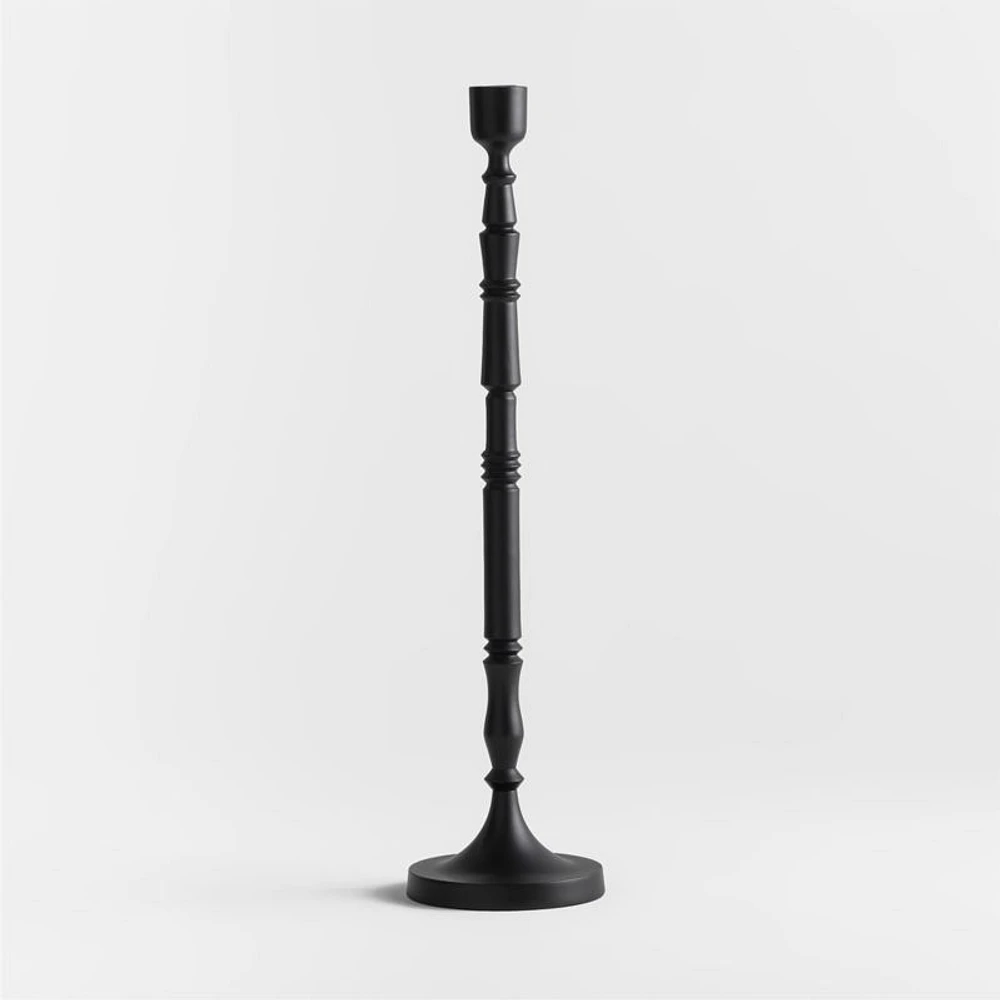 Astryd Black Metal Taper Holder 18"