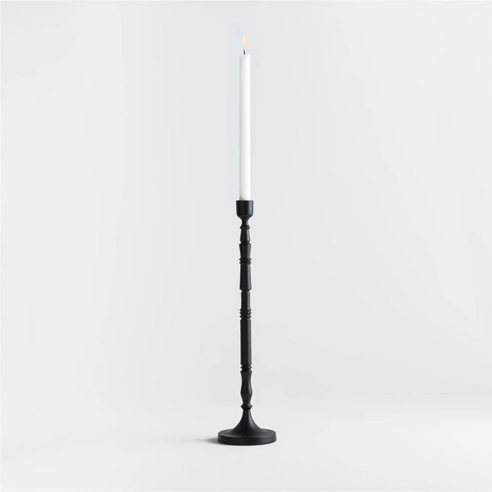 Astryd Black Metal Taper Holder 18"