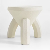 La Strana Concrete Tripod Side Table by Athena Calderone