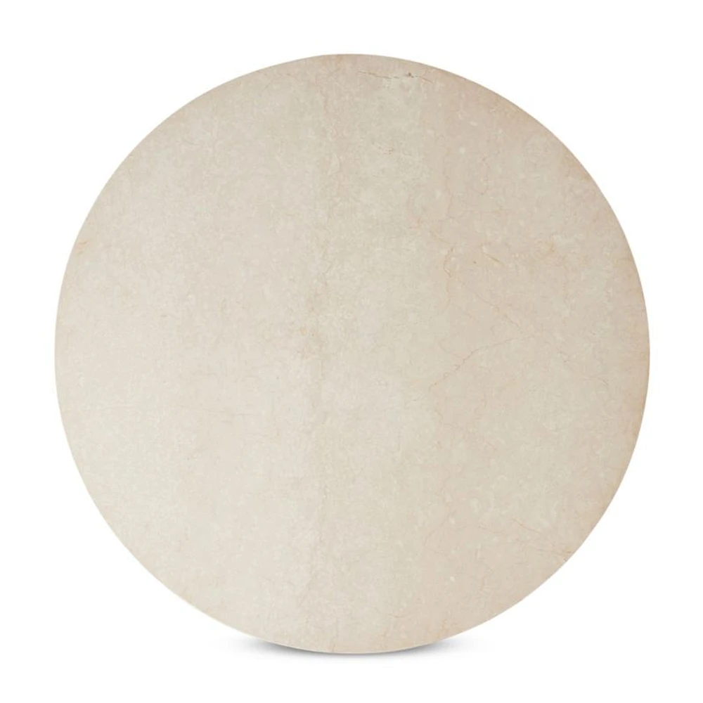 Athens 48" Round Marble Outdoor Dining Table