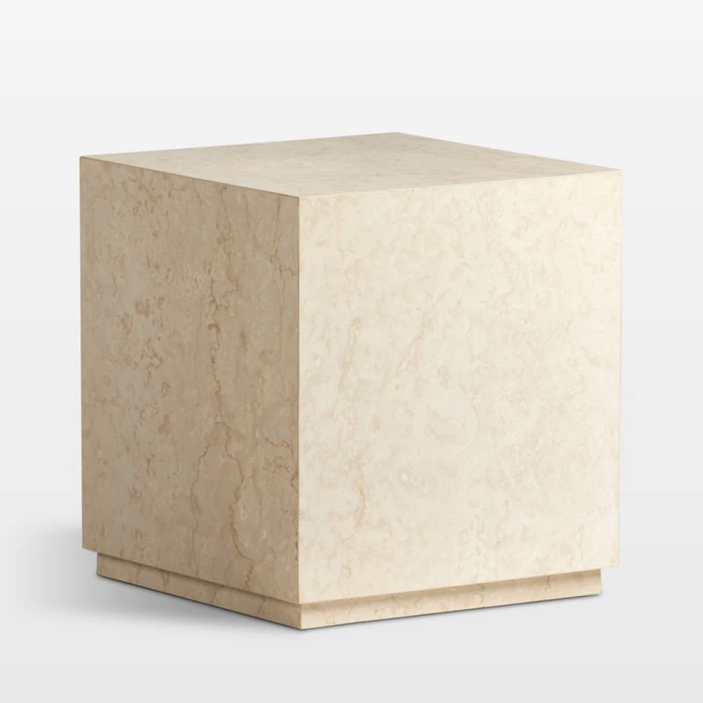 Athens Marble Outdoor End Table