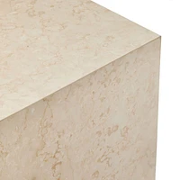 Athens Marble Outdoor End Table