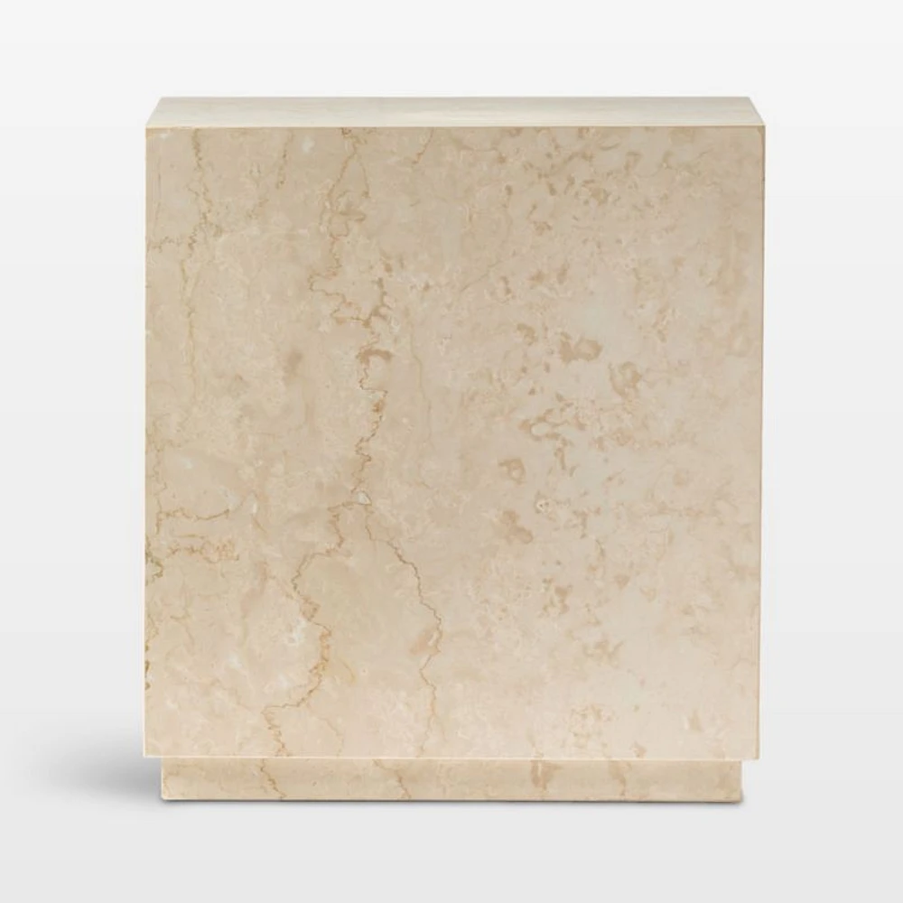 Athens Marble Outdoor End Table