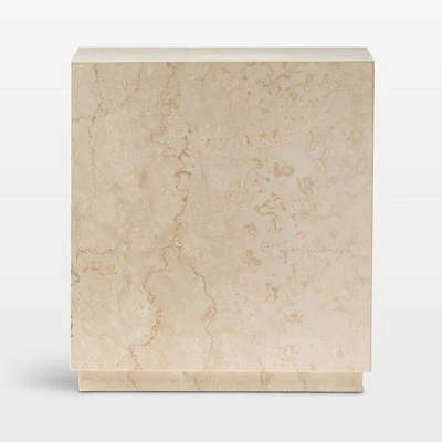 Athens Marble Outdoor End Table