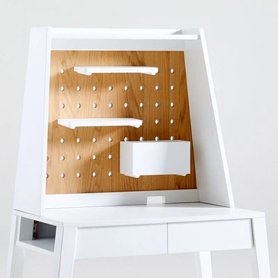 Atticus Kids White Desk Hutch