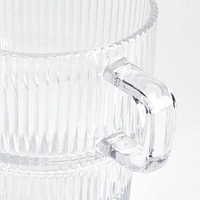 Atwell 10-oz. Stackable Ribbed Glass Mug
