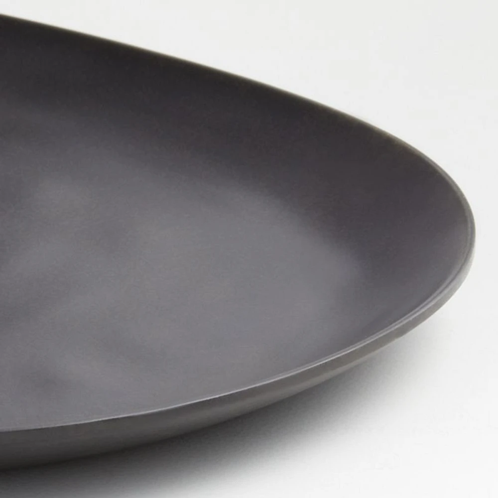 Audley Dark Grey Bamboo Melamine Serving Platter