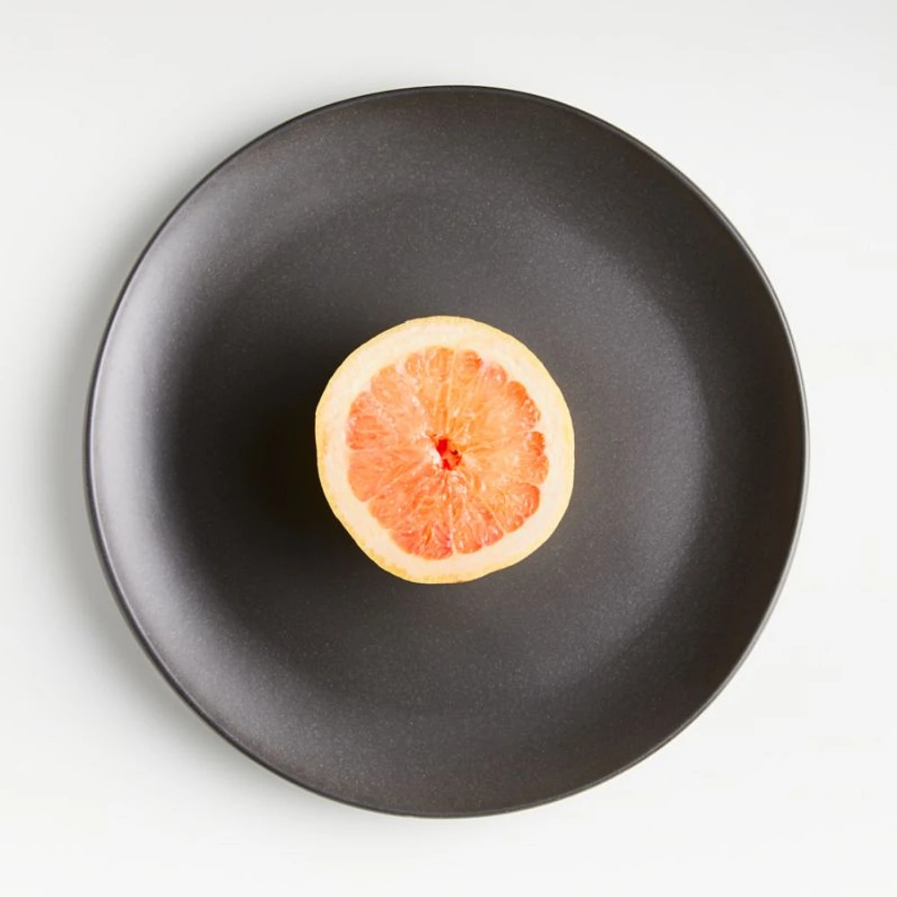 Audley Grey Outdoor Bamboo and Melamine Dinner Plate
